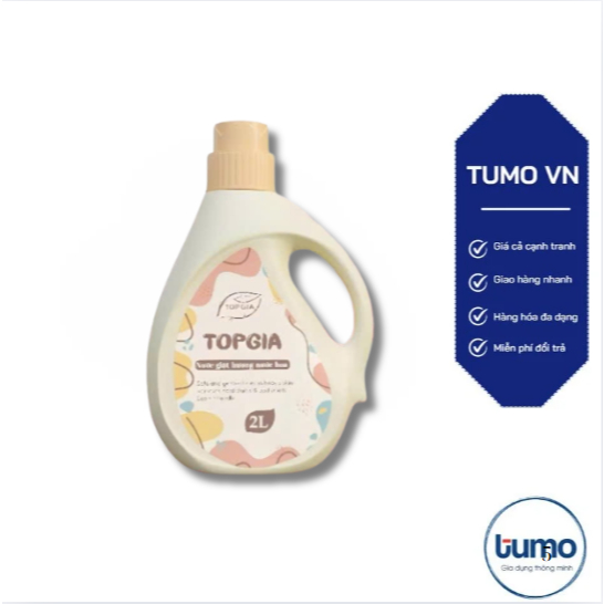 【GIÁ SỈ】( NƯỚC GIẶT TOPGIA LOẠI CAN NHỰA 2L ) Nước Giặt Xả Top Gia Can 2L - Công Nghệ Tiên Tiến, Giặ