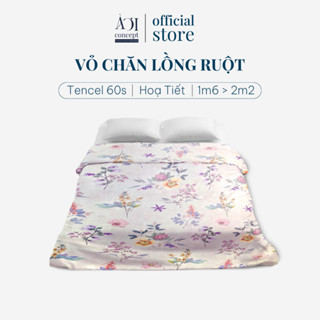 Vỏ Chăn Mền Lụa Tencel AOICONCEPT size 1m6 Đến 2m4 Hàn Quốc Cao Cấp Hoa Văn Nhiều Màu