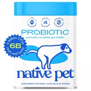  Bột Men Vi Sinh Cho Chó Native Pet Probiotics Hỗ Trợ Tiêu Hóa Đường Ruột Tăng Miễn Dịch 