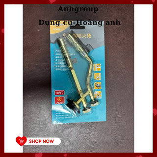  Khò gas mini 1 nòng-khò ga đôi ống dẫn bằng đồng lắp bình gas tiện lợi mồi lửa 