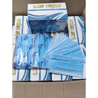 Khẩu trang y tế Lâm Thịnh (Hộp 50 cái) 4 Lớp