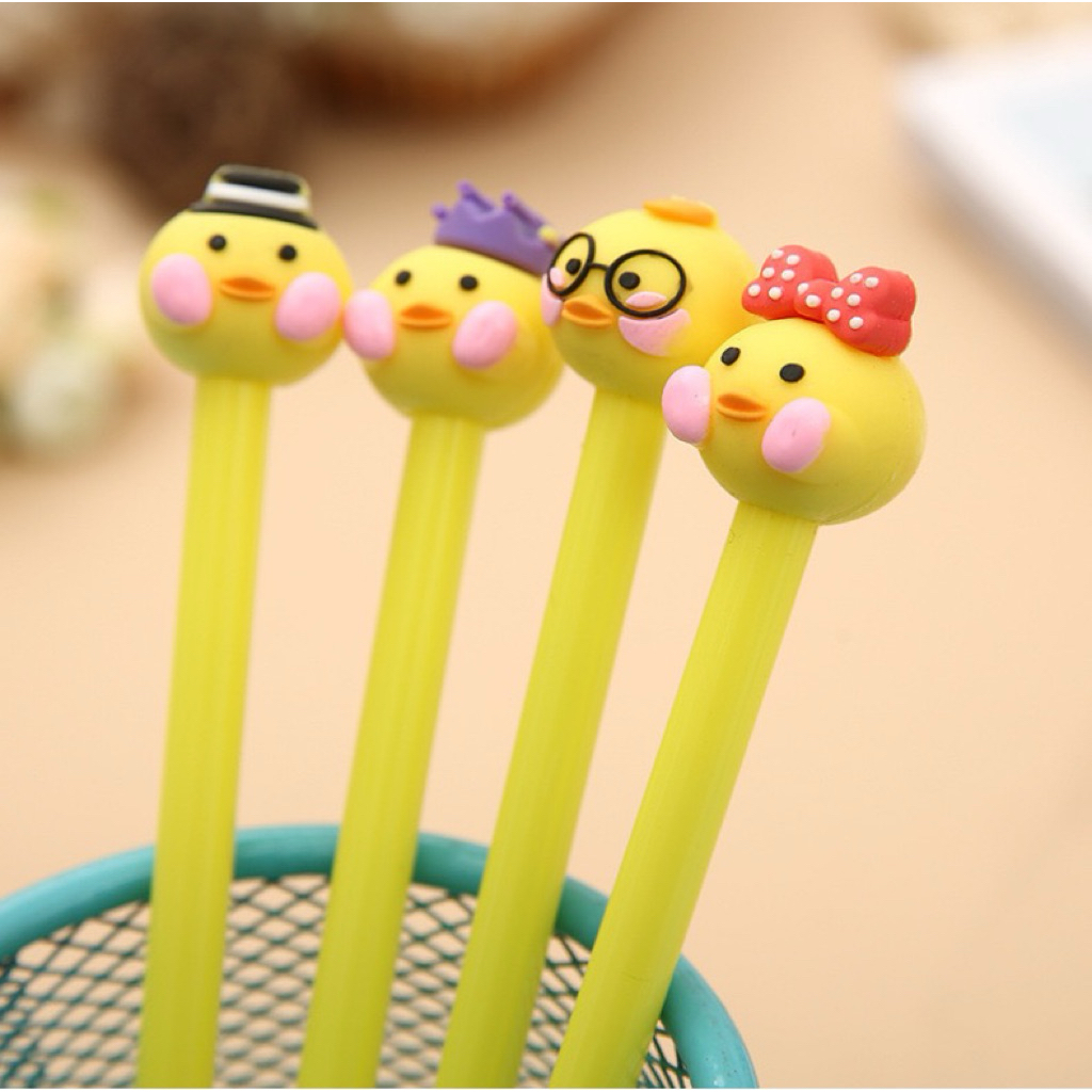 Set 10 Bút vịt vàng bút nước học sinh bút gel thay thế ngòi bút mực nước xanh đỏ đen bút học sinh sinh viên nhân viên vp