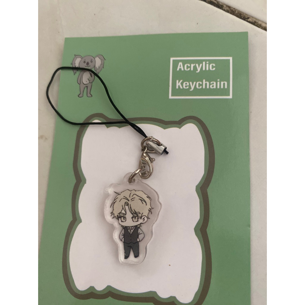 Dây đeo móc khoá Đêm bên bờ biển cute hột me