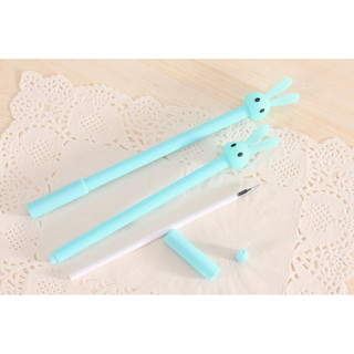 Combo 3 Bút thỏ ngọc bút nước học sinh bút gel ngòi thay thế bút nước văn phòng bút ngộ nghĩnh