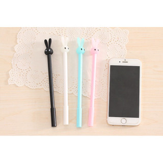 Combo 3 Bút thỏ ngọc bút nước học sinh bút gel ngòi thay thế bút nước văn phòng bút ngộ nghĩnh