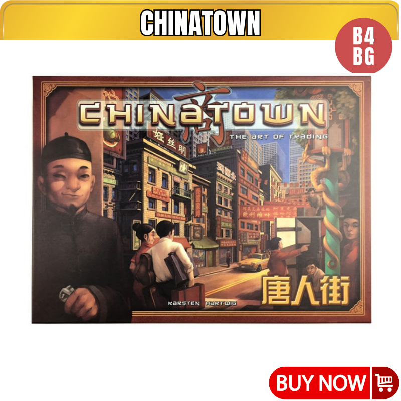 Trò chơi board game China Town thị trấn trung hoa thương gia phố tàu 3 đến 5 người chơi B4KIDS