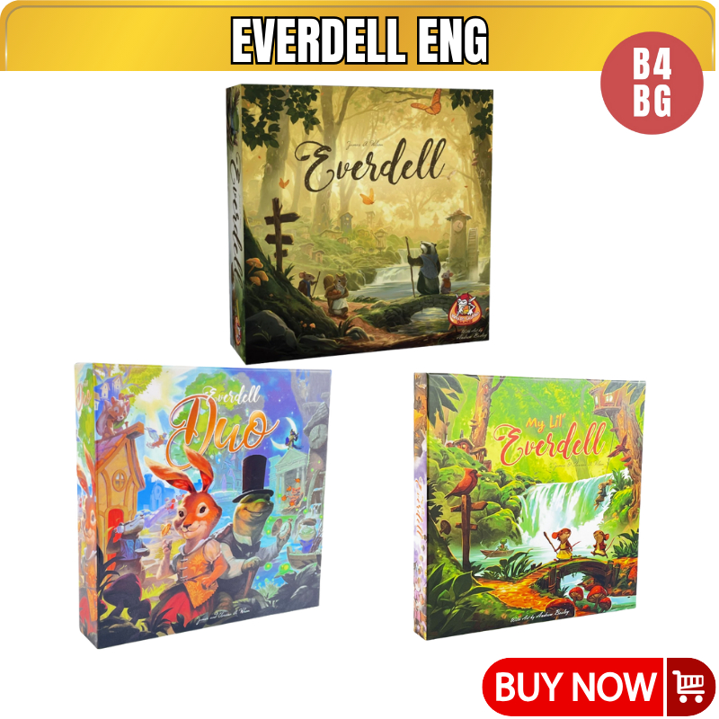 Trò chơi board game Everdell bản tiếng anh cao cấp 1 đến 4 người chơi B4KIDS
