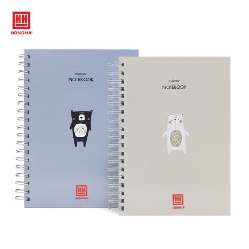 Sổ lò xo bìa bồi B5 Exercise Notebook 300 trang Hồng Hà - 4008