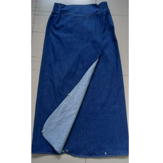 Váy Chống Nắng 2 Cách Mặc | Jean Trơn/Bông + Kaki Sọc | Bấm Nút Tiện Lợi | Ngăn Chặn Tia UV Hiệu Quả