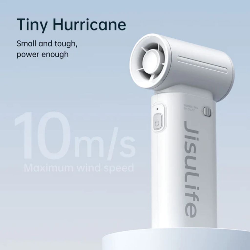 Quạt Cầm Tay Jisulife Life 9 3600/5000mAh, 5 Tốc Độ Gió, 12 giờ- Bảo Hành 12 Tháng | BigBuy360 - bigbuy360.vn