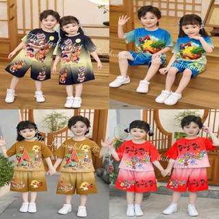 [Combo 4 ] Bộ Cộc Mặc Dịp Tết Trung Thu Tết Nguyên Đán  Cho Bé Trai ,Gái Chất Thun Lạnh Thái ezi 10-45 kg ( có bán lẻ 1