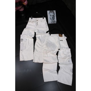   Follow shop nhận mã 10k  Quần dài jeans denim bò suông chữ thập trắng UMEE STORE QCCC QCL1 QD0963 56332 