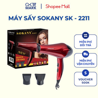 Máy Sấy Tóc Ion Âm Sokany SK - 2211 Với 2 Chiều Nóng Lạnh -  Máy Sấy Tạo Kiểu Tóc Công Suất 2400w