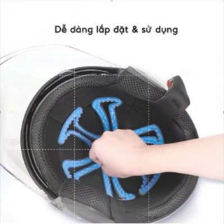  COMBO 3 Miếng Lót Mũ Bảo Hiểm Chống Nóng Masage Da Đầu Đệm Mũ Bảo Hiểm Mềm Mại Chống Xù Tóc 