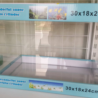 Bể siêu trong 30x18x21cm - Kính dán giấu keo, bể thủy sinh thẩm mỹ