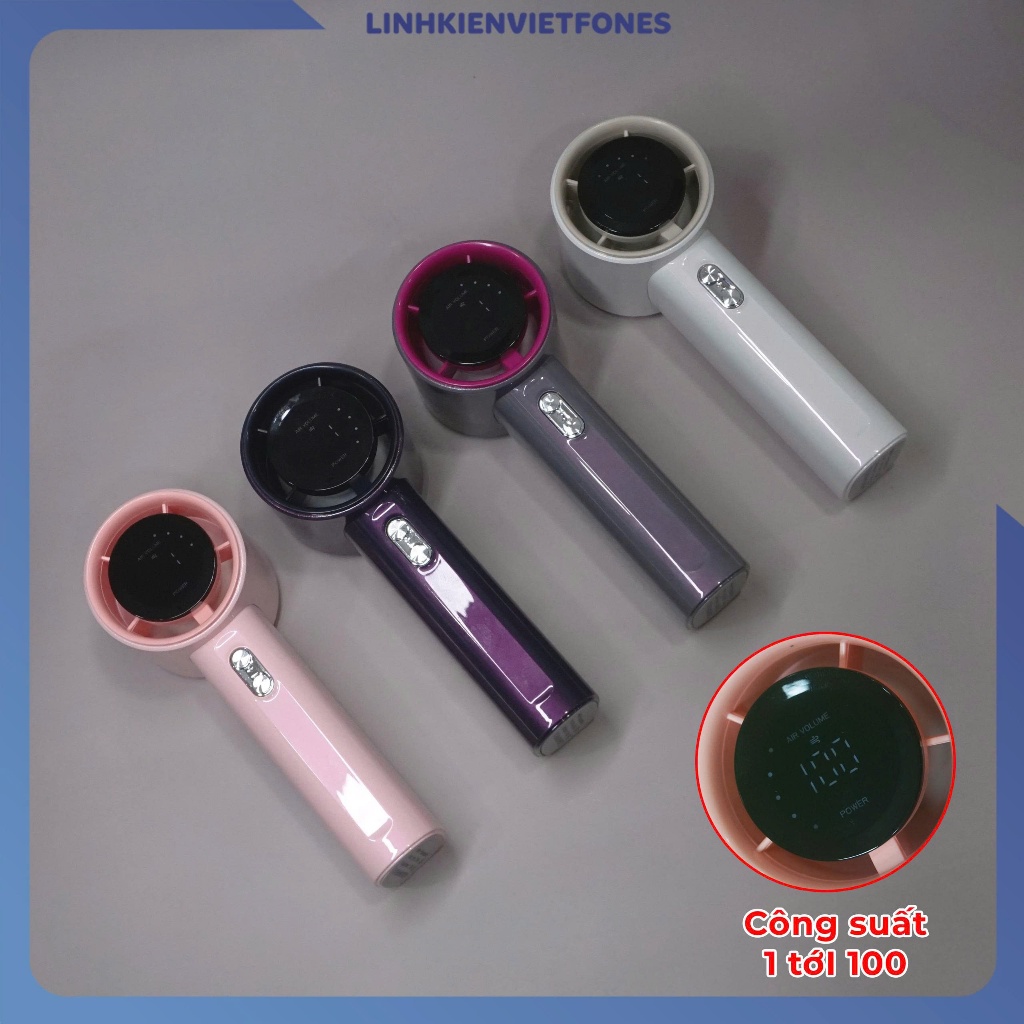 Quạt cầm tay, Quạt để bàn làm mát , loại tốt, pin 4000mAh