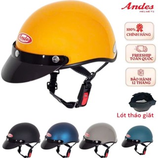  nón bảo hiểm andes nữa đầu 3s haly lót tháo giặt an toàn chăc chăn 