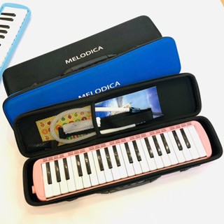 Kèn Melodica cho học sinh 37 phím hộp cứng chắc chắc chắn, có ngăn đựng phụ kiện tiện lợi