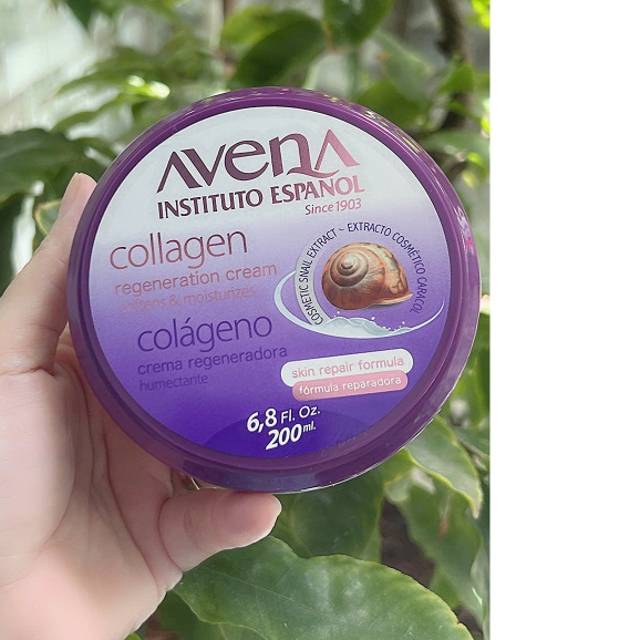 Kem dưỡng da ốc sên Avena Collagen 200ml - Hàng nhập mỹ