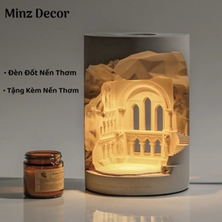 Đèn Đốt Nến Thơm Hình Tượng Bằng Thạch Cao Xịn Sò, Mã Sản Phẩm 068