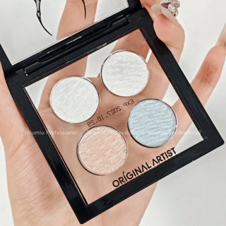  Phấn Bắt Sáng Highlight Original artist Lion Gloss Powder 4 ô phiên bản mới 2025 