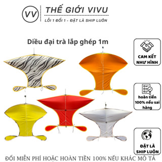 Đồ chơi cho bé trai diều sáo đại trà chính mỹ song vân mini 1m25 1m7 2m5 3m5 4m5 lắp ghép giá rẻ - NVT 360 Bay tự do