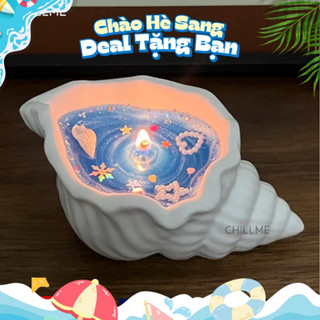 Nến thơm tealight mini hình vỏ sò handmade quà tặng sinh nhật cho nữ người yêu bạn bè dễ thương