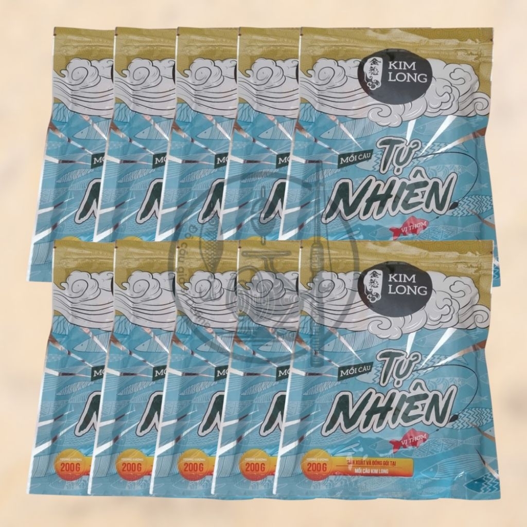 Combo sĩ 10 20 30 gói mồi câu Kim Long đủ loại - Thơm