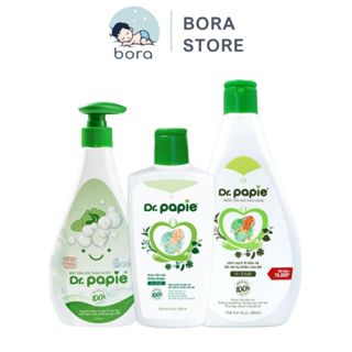 Nước tắm gội thảo dược Dr Papie cho bé từ 0 - 3 tuổi 230/500ml