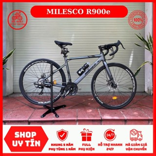  Xe Đạp MILESCO R900E • Khung nhôm càng thép không mối hàn Ltwoo 21 tốc độ 4 phanh tay & líp vặn nổ 