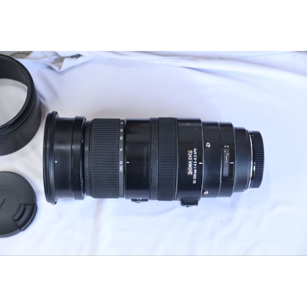 Lens siêu zoom sigma 50-500mm canon ef (siêu đa dụng - hoạt động hoàn hảo) - Ống kính Canon EF