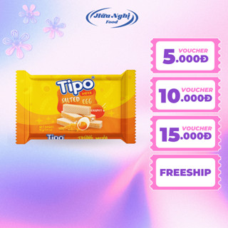 Bánh kem xốp Trứng muối Tipo 42g Hữu Nghị dinh dưỡng ăn vặt tiện lợi