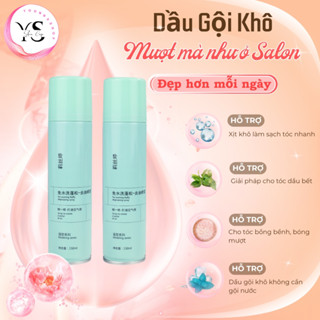 Dầu Gội Khô Dạng Xịt 150ml – Giúp Tóc Phồng, Hết Bết Dính, Thơm Mượt Suốt 8hA249