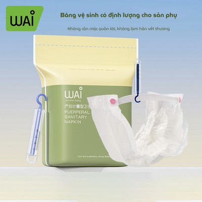 Băng vệ sinh dạng quần cho mẹ sau sinh Wai KidAndMom, Lót vệ sinh sản dịch cao cấp dạng quần