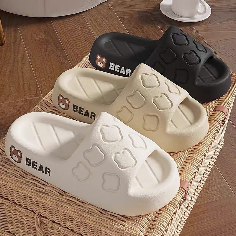 Dép bánh mì nữ, dép đế độn siêu nhẹ chất liệu PVC, size từ 36-41- BM BEAR