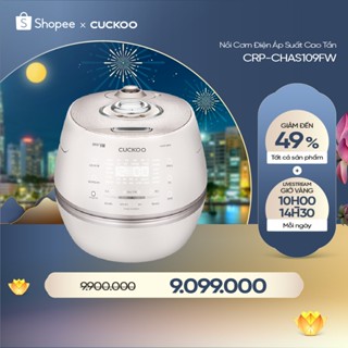 Nồi cơm điện tử áp suất cao tần Cuckoo 1.8L CRP-CHAS109FW (Màu Trắng) - Lòng nồi INOX chống trầy xước - Cuckoovina