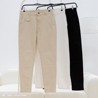 Quần Kaki nam co giãn BỜM SHOP dáng ôm slim fit vải mịn thiết kế túi - QKK17