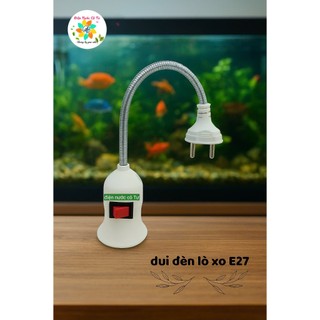 Đui Đèn Lò Xo Có Công Tắc E27