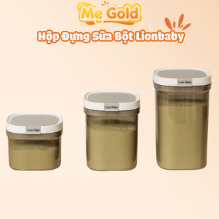 Hộp đựng sữa bột chống ấm Lionbaby cho bé, Hộp trữ sữa hút chân không Lionbaby an toàn khô ráo