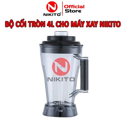 Bộ cối Máy xay sinh tố công nghiệp NIKITO Dung tích 4L BH-12 tháng - NIKITO