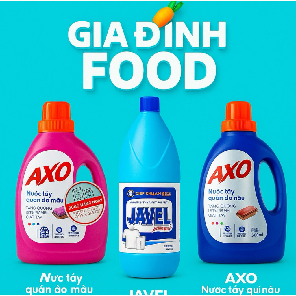 Dung dịch tẩy trắng quần áo Javel