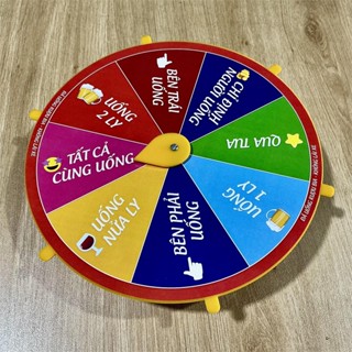 Vòng quay ăn nhậu uống bia, uống rượu trò chơi vui nhộn