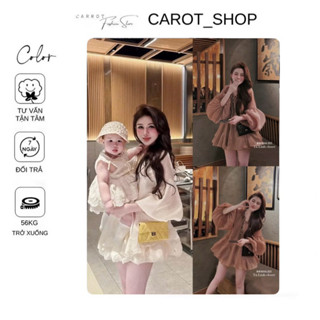 (CÓ BIGSIZE) VHT19 Set áo babydoll + váy bí “ TƠ LỤA BÓNG “ mang đi chơi, dạo phố, cafe by CarrotShop