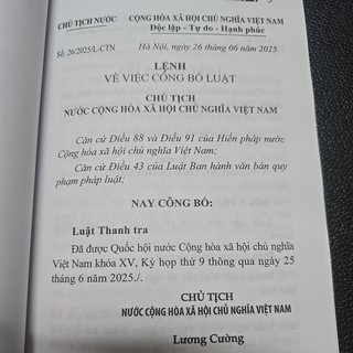 Sách - Luật thanh tra năm 2025 (NXB Lao động)