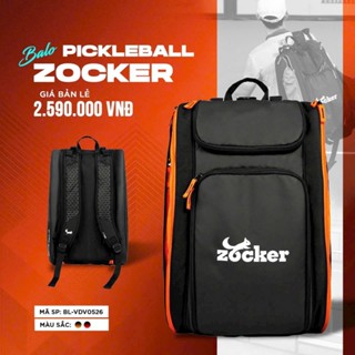  Balo Pickleball nam nữ cao cấp chính hãng Zocker chống thấm nước siêu bền xịn đẹp giá rẻ nhiều ngăn 