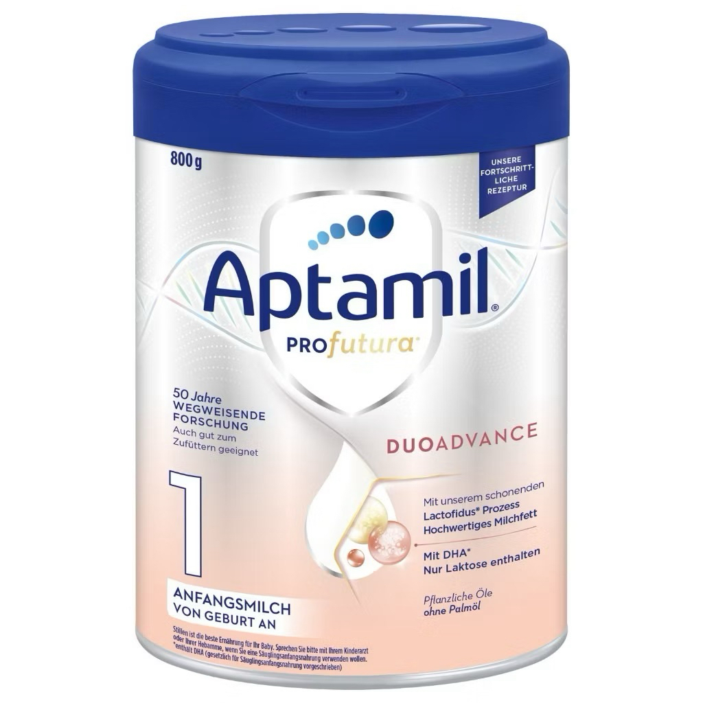 Aptamil bạc Đức lon 800gram số pre, 1,2 date mới