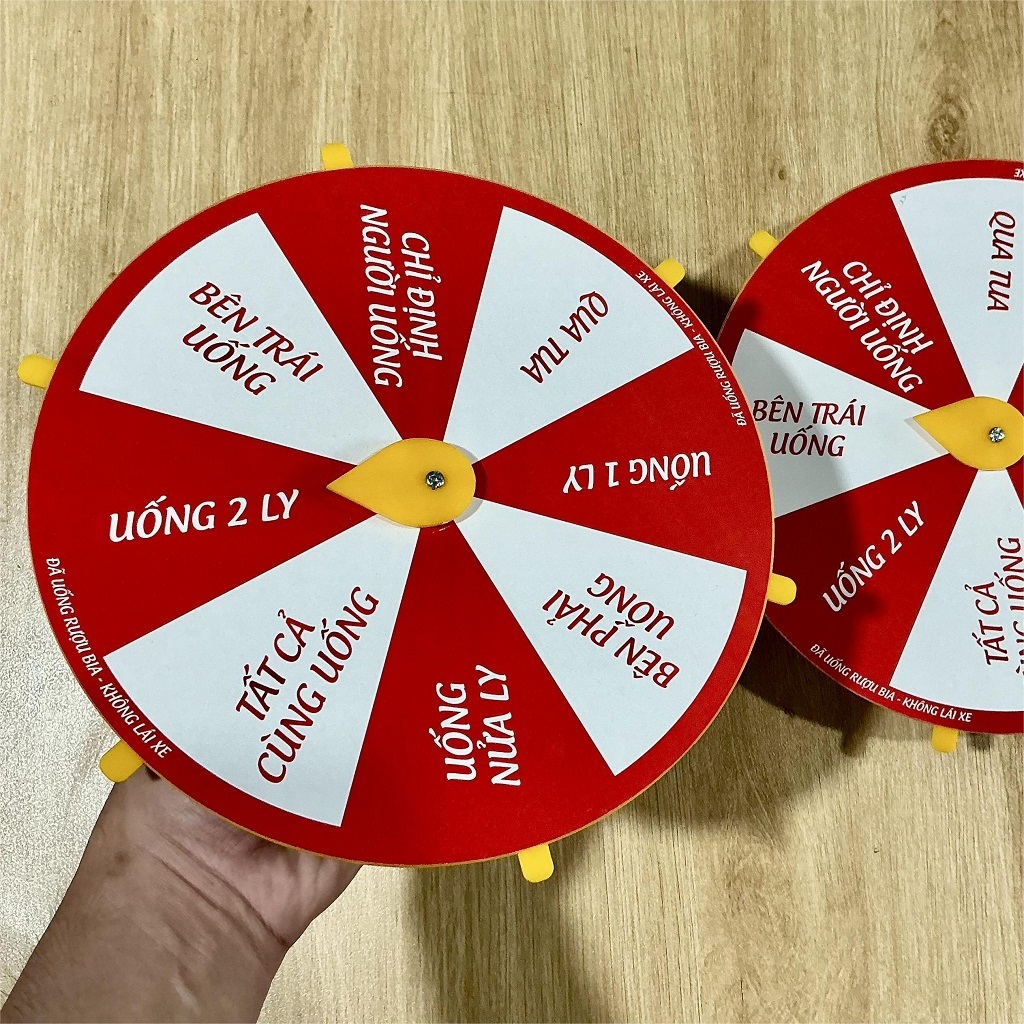 Vòng quay ăn nhậu uống bia, uống rượu vui nhộn