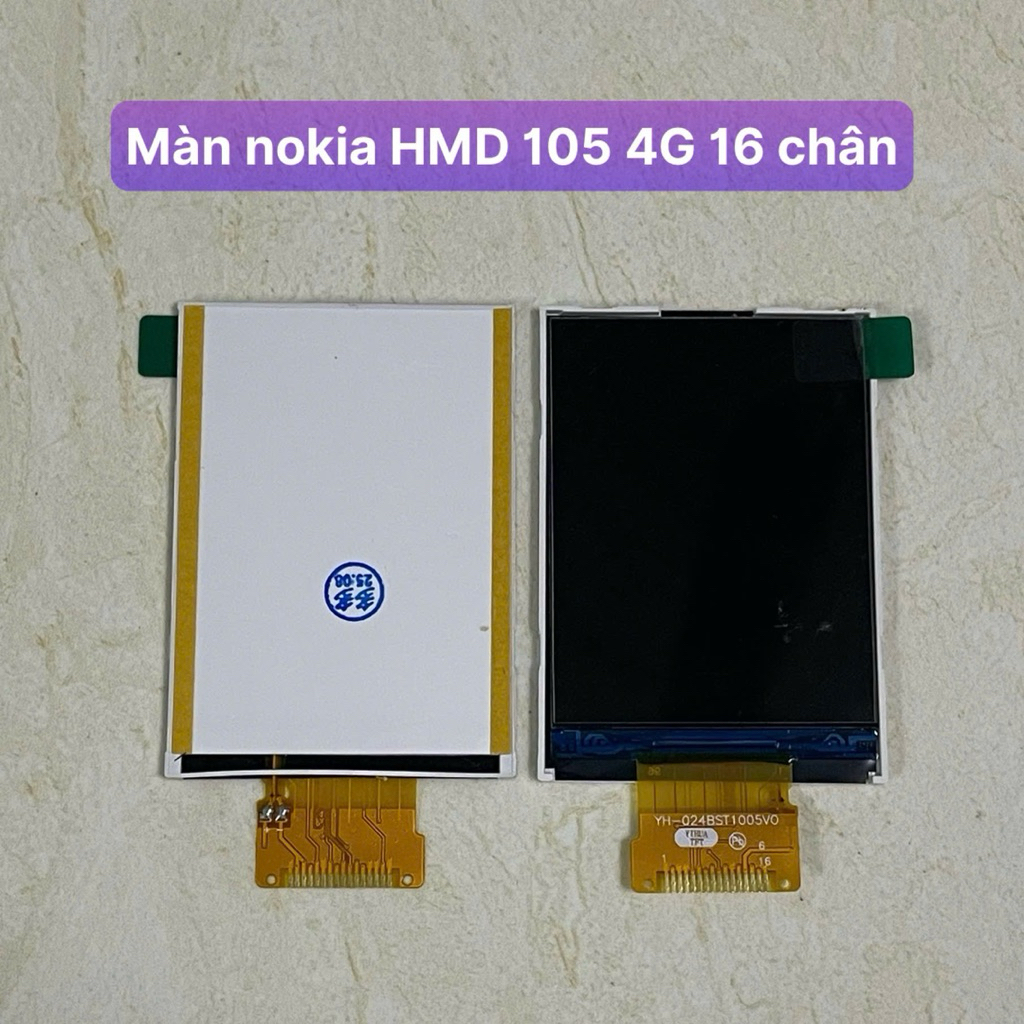 màn hình nokia HMD 105 - 4G TA1651 - 16 chân Full size ,2.4 inch ,zin hiển thị đẹp