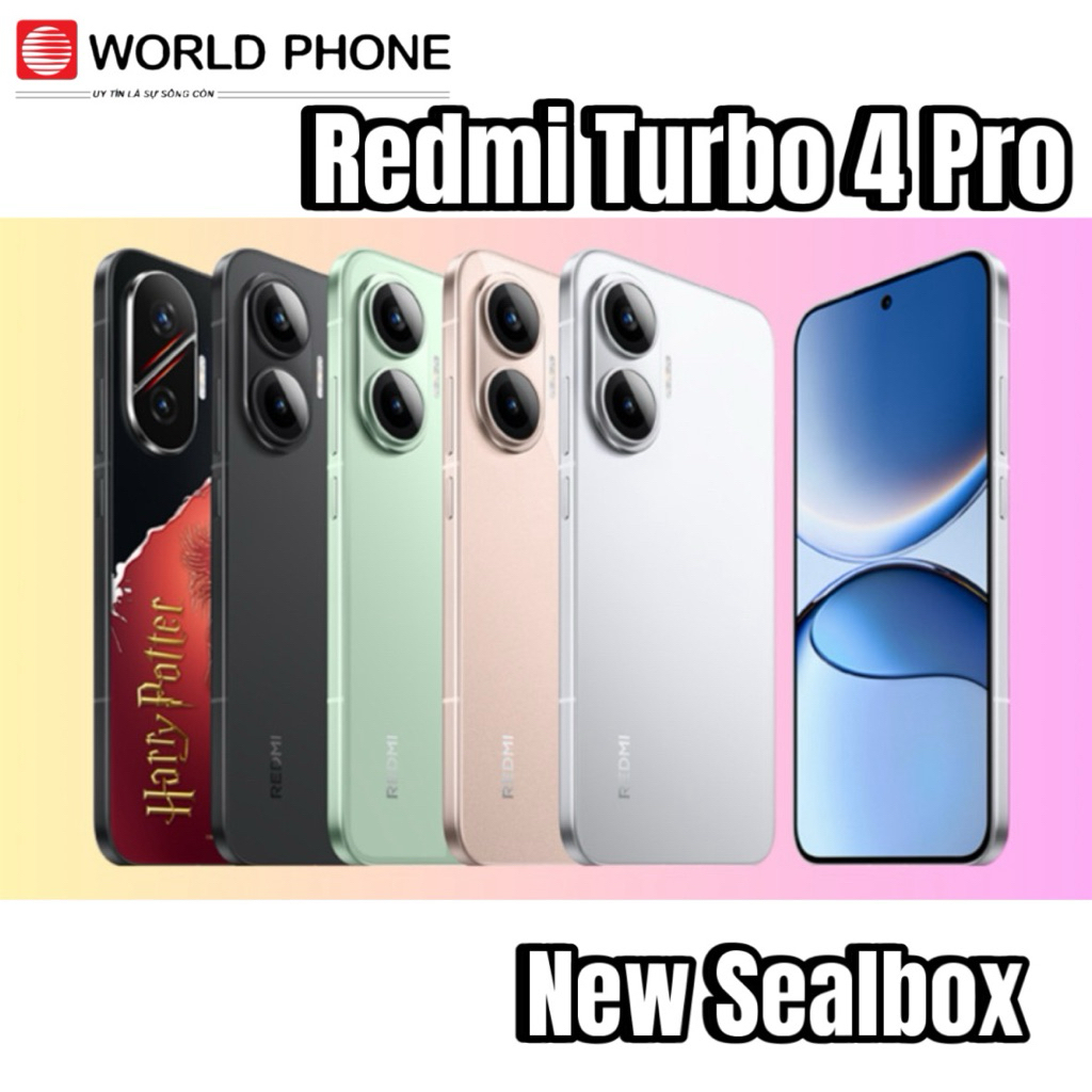  Điện thoại Xiaomi Redmi Turbo 4 Pro New Sealbox bản nội địa chip Snap 8s gen 4 mới nhất 2025 