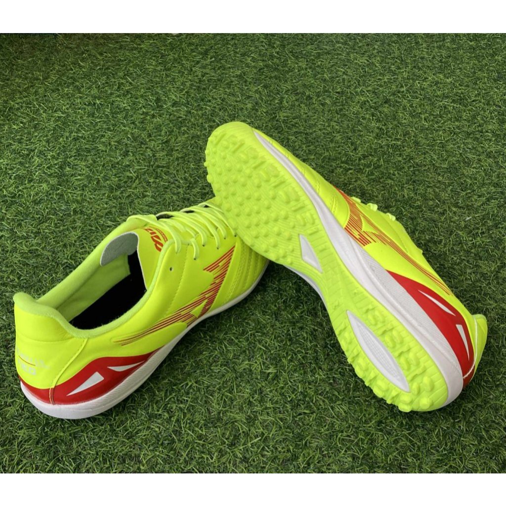Giày Đá Banh Ráp Đế Mizuno Neo 4  ( Đế Có Đệm EVA Giảm Chấn ) - Vàng Chanh